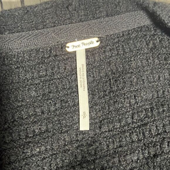 Free People Cozy Ribbed Knit Sweater with Side Tie Detail - Picture 7 of 10